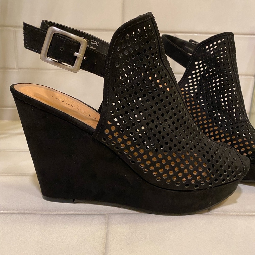 Chinese Laundry Wedge Peep Toe Sandals